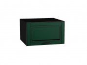 Шкаф верхний горизонтальный глубокий Дублин 358*600*574 Special Green / Graphite