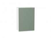 Шкаф верхний с 1-ой дверцей Фьюжн 716*500*320 Silky Mint / Белый