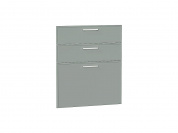 Комплект фасадов Квадро для каркаса Ф-43 Н603 702*596*19 Аквамарин