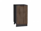 Шкаф нижний с 1-ой дверцей Флэт 816*450*478 Brown Casella Oak 2S / Graphite