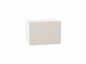 Шкаф верхний горизонтальный Фьюжн 358*500*320 Cream Silk / Белый