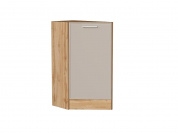 Шкаф нижний торцевой Квадро 816*296*555 Кашемир / Дуб Вотан