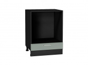 Шкаф нижний под духовку Квадро 816*600*477 Аквамарин / Graphite