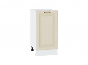 Шкаф нижний с 1-ой дверцей Ницца 816*400*478 Дуб крем / Белый