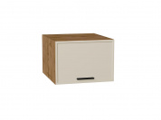 Шкаф верхний горизонтальный глубокий Фрейм 358*500*580 Cream Silk / Дуб Вотан