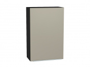 Шкаф верхний с 1-ой дверцей Фьюжн 920*600*320 Silky Grey / Graphite