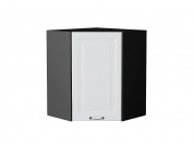 Шкаф верхний угловой Ницца 716*600*600 Белый / Graphite