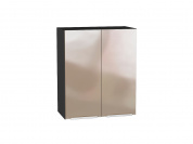 Шкаф верхний с 2-мя дверцами Фьюжн 716*600*320 Gallant / Graphite