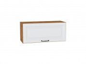 Шкаф верхний горизонтальный Ницца 358*800*318 Blanco / Дуб Вотан