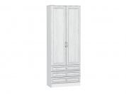 Шкаф двухстворчатый Стиль ШК-803 с ящиками 2110*800*376 White Dreamline