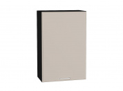 Шкаф верхний с 1-ой дверцей Квадро 920*600*321 Кашемир / Graphite