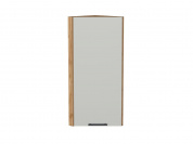 Шкаф верхний торцевой Лайт 920*300*304 Special Grey / Дуб Вотан