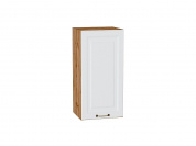 Шкаф верхний с 1-ой дверцей Ницца 716*350*318 Белый / Дуб Вотан