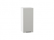 Шкаф верхний с 1-ой дверцей Флэт 716*300*318 Light Grey In 2S / Белый