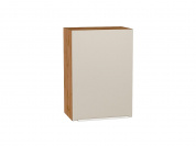 Шкаф верхний с 1-ой дверцей Фьюжн 716*500*320 Cream Silk / Дуб Вотан