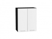 Шкаф верхний с 2-мя дверцами Квадро 716*600*321 Белый / Graphite