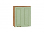 Шкаф верхний с 2-мя дверцами Ницца 716*600*318 Дуб оливковый / Дуб Вотан