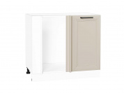 Шкаф нижний угловой Нео 816*890*480 Cream Silk / Белый