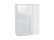 Шкаф верхний прямой угловой Фьюжн 920*700*345 Angel / Белый