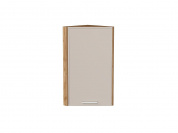 Шкаф верхний торцевой Квадро 716*300*307 Кашемир / Дуб Вотан