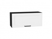 Шкаф верхний горизонтальный Нео 358*800*320 White Silk / Graphite