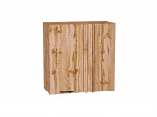 Шкаф верхний прямой угловой Флэт 716*700*345 Wotan Oak 2S / Дуб Вотан