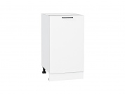 Шкаф нижний с 1-ой дверцей Флэт 816*450*478 White In 2S / Белый