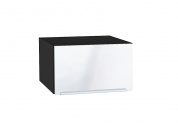 Шкаф верхний горизонтальный глубокий Фьюжн 358*600*576 Angel / Graphite