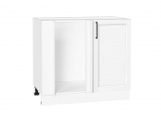 Шкаф нижний угловой Сканди 816*890*480 White Silkwood / Белый