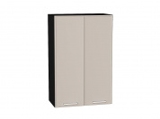 Шкаф верхний с 2-мя дверцами Квадро 920*600*321 Кашемир / Graphite