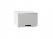 Шкаф верхний горизонтальный глубокий Фрейм 358*500*580 Grey Silk / Белый