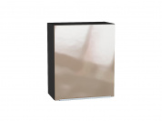 Шкаф верхний с 1-ой дверцей Фьюжн 716*600*320 Gallant / Graphite