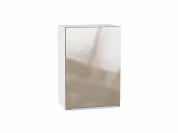 Шкаф верхний с 1-ой дверцей Фьюжн 716*500*320 Gallant / Белый