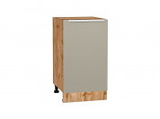Шкаф нижний с 1-ой дверцей Фьюжн 816*450*480 Silky Grey / Дуб Вотан