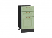 Шкаф нижний с 3-мя ящиками Ницца 816*400*478 Дуб оливковый / Graphite