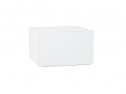 Шкаф верхний горизонтальный глубокий Фьюжн 358*600*576 Silky White / Белый
