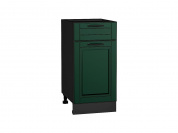 Шкаф нижний с 1-ой дверцей и ящиком Дублин 816*400*478 Special Green / Graphite