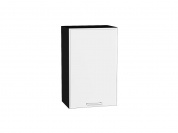 Шкаф верхний с 1-ой дверцей Квадро 716*450*321 Белый / Graphite