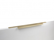 Ручка торцевая мебельная RAY RT109BSG.1 447*18*36 Брашированное cатиновое золото 