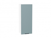 Шкаф верхний с 1-ой дверцей Флэт 920*350*318 Grey-green In 2S / Белый