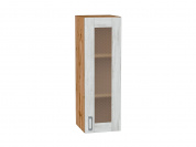 Шкаф верхний с 1-ой остекленной дверцей Лофт 920*300*320 Nordic Oak / Дуб Вотан