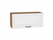 Шкаф верхний горизонтальный Дублин 358*800*318 Special White / Дуб Вотан