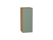 Шкаф верхний с 1-ой дверцей Фьюжн 716*300*320 Silky Mint / Дуб Вотан