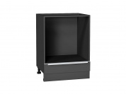 Шкаф нижний под духовку Фьюжн 816*600*476 Stormy Silk / Graphite