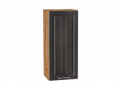 Шкаф верхний с 1-ой дверцей Прага 920*400*318 Венге премиум / Дуб Вотан