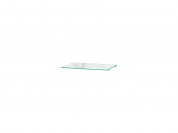 Полка из закаленного стекла для верхнего шкафа 5*368*290 Прозрачный