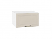 Шкаф верхний горизонтальный глубокий Нео 358*600*576 Cream Silk / Белый