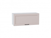 Шкаф верхний горизонтальный Барселона 358*800*324 Кашемир / Белый