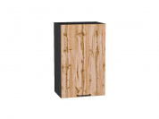 Шкаф верхний с 1-ой дверцей Флэт 716*450*318 Wotan Oak 2S / Graphite