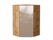 Шкаф верхний угловой Фьюжн 920*600*600 Gallant / Дуб Вотан